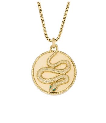Fossil Elegantní pozlacený náhrdelník Lunar New Year JF04827710