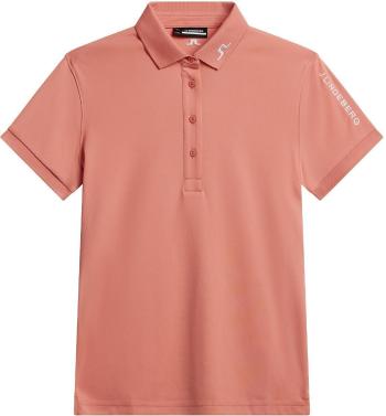 J.Lindeberg Tour Tech Womens Burnt Coral XL Polo košile