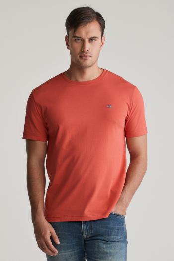 TRIČKO GANT REG SHIELD SS T-SHIRT BRICK RED
