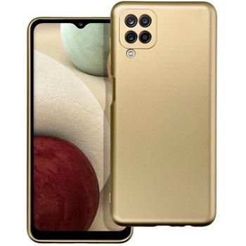 C4M Pouzdro METALLIC pro Samsung Galaxy A12 - zlaté (PT0505)