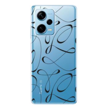 Odolné silikonové pouzdro iSaprio - Fancy - black - Xiaomi Redmi Note 12 Pro+ 5G