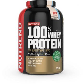 Nutrend 100% WHEY PROTEIN 2250 g BÍLÁ ČOKOLÁDA-KAKAO Protein, , velikost