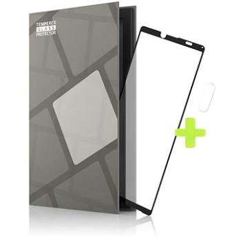 Tempered Glass Protector Rámečkové pro Sony Xperia 10 III. černé + sklo na kameru (TGR-SX10III-BL)