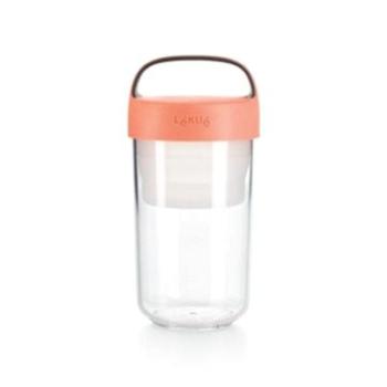 Lékué Jar To Go 600 ml | lososový (0301020R06U150)