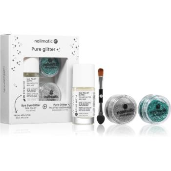 Nailmatic Pure Glitter sada se třpytkami 3 ks