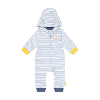 Steiff Romper s dlouhým rukávem Chambray Blue