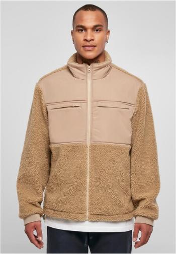 Urban Classics Patched Sherpa Jacket unionbeige - S