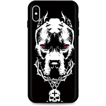 TopQ iPhone XS silikon Fighting Dog 49141 (Sun-49141)