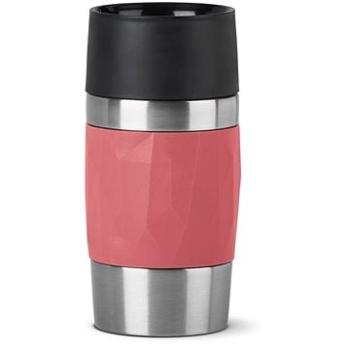 Tefal Cestovní hrnek 0.3l COMPACT MUG červený/nerez N2160410 (N2160410)