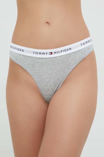 Tanga Tommy Hilfiger šedá barva, UW0UW03835