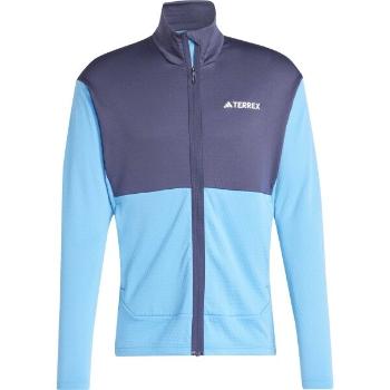 adidas TERREX MULTI LIGHT FLEECE FULL-ZIP Pánská bunda, světle modrá, velikost