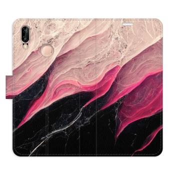 Flipové pouzdro iSaprio - BlackPink Marble - Huawei P20 Lite