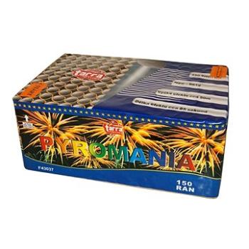 Ohňostroj - baterie výmetnic pyromania 150 ran  (8595596312320)