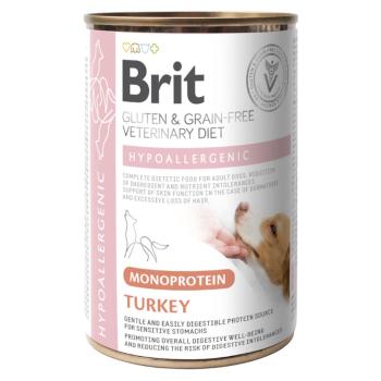 BRIT Veterinary Diet GF Mono Proteín Hypoallergenic Turkey pre psov 400 g