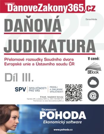 Daňová judikatura (III.) - kolektiv autorů - e-kniha