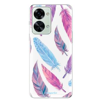 Odolné silikonové pouzdro iSaprio - Feather Pattern 10 - OnePlus Nord 2T 5G