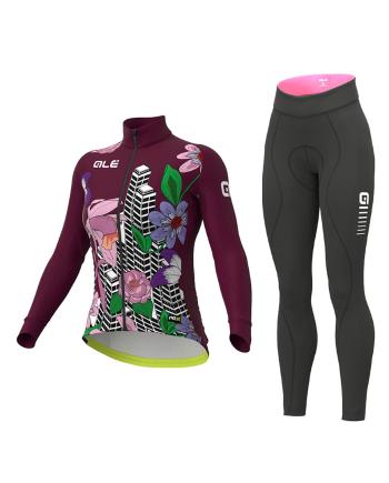 
                         Tricou și pantaloni de iarnă de ciclism - PR-R CITY LADY WNT 
                
