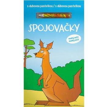 Spojovačky s duhovou pastelkou/s dúhovou pastelkou: modrý sešit/modrý zošit (8594184923726)