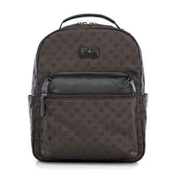 Dámsky mestský batoh v elegantnom prevedení, hnedý 98-4E-906-4