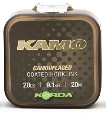 Korda návazcová šňůrka kamo coated hooklink 20 m - 20 lb 9,1 kg