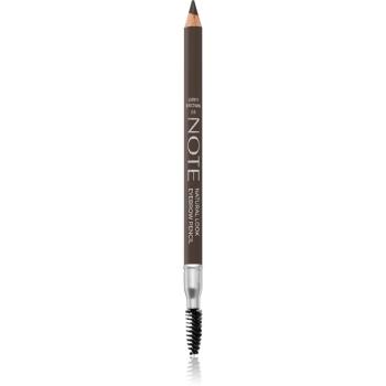 Note Cosmetique Natural Look tužka na obočí s kartáčkem 05 Grey Brown 1,08 g