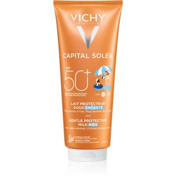 Vichy Capital Soleil Gentle Milk ochranné mléko pro děti na obličej a tělo SPF 50 300 ml