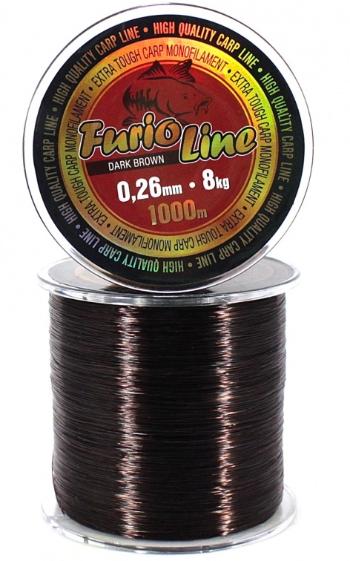 Zfish vlasec furio line hnědý 1000 m-průměr 0,28 mm / nosnost 9,5 kg