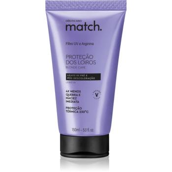 Match. Blonde Care obnovující bezoplachová maska pro blond vlasy 150 ml