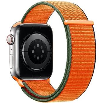 Eternico Airy pro Apple Watch 42mm / 44mm / 45mm / Ultra 49mm Coral Orange and Brown edge (AET-AWAY-CoOrB-42)