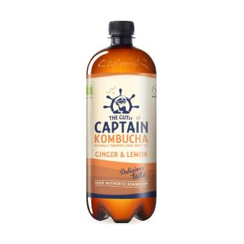 Captain kombucha zázvor a citron 1 l BIO   THE GUTSY