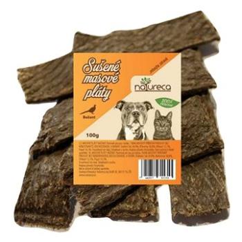 NATURECA pochoutka masové pláty  - Bažant, 100 % maso 100 g (7442917311313)