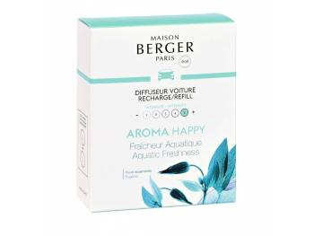 Maison Berger Paris Náhradní náplň do difuzéru do auta Aroma Happy Svěžest vody Aquatic Fresheness (Car Diffuser Recharge/Refill) 2 ks