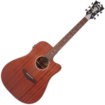 D'Angelico Premier Bowery LS Natural Mahogany Satin Elektroakustická kytara Dreadnought