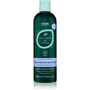 HASK Tea Tree Oil & Rosemary osvěžující šampon pro suchou a svědící pokožku hlavy 355 ml