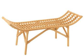 Přírodní ratanová designová lavice Ana Rattan - 120*41*49 cm 11266