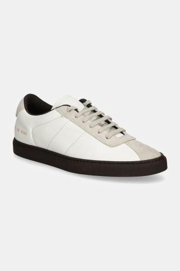 Kožené sneakers boty Common Projects Field Trainer bílá barva, 6175