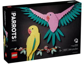 Lego Art 31211 Kolekce zvířat papouška ary