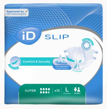 iD Slip Large Super plenkové kalhotky s lepítky 15 ks