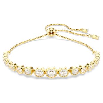 Swarovski Pozlacený náramek s čirými krystaly Tennis Imber 5705450