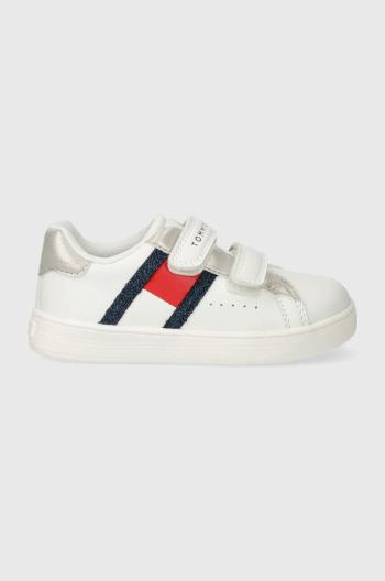 Dětské sneakers boty Tommy Hilfiger bílá barva