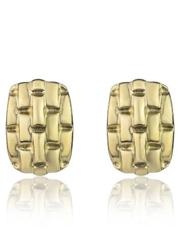 Marc Malone Extravagantní pozlacené náušnice Cassidy Gold Earrings MCE24007G