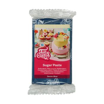 Cakesupplies Modrý rolovaný fondant Denim Blue (barevný fondán) 250 g