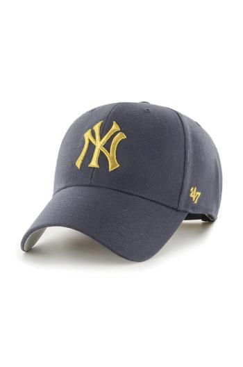 Čepice 47brand MLB New York Yankees tmavomodrá barva, s aplikací