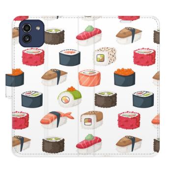 Flipové pouzdro iSaprio - Sushi Pattern 02 - Samsung Galaxy A03