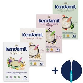 Kendamil Variace BIO a Zeleninové kaše (4× 150 g) (8594200262938)