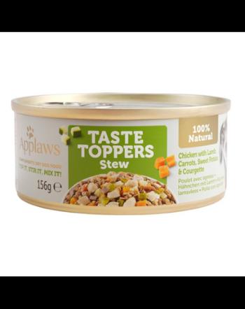 APPLAWS Taste Troppers tocana pui, miel si morcovi 72 x 156 g + 72 x 156 g GRATIS pui in sos