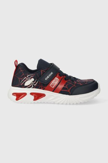 Dětské sneakers boty Geox ASSISTER x Marvel tmavomodrá barva