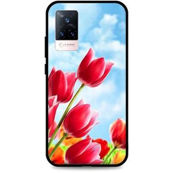 TopQ Kryt Vivo V21 5G silikon Tulips 72873 (Sun-72873)