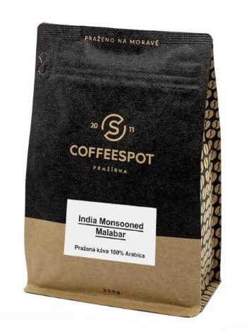 Coffeespot India Monsooned Malabar zrnková káva 250 g