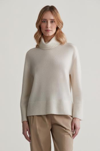 SVETR GANT CASHMERE ROLLNECK CREAM